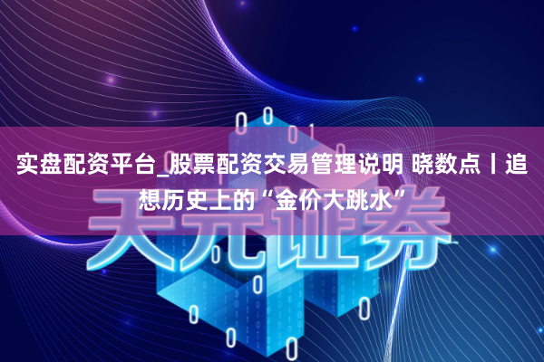 实盘配资平台_股票配资交易管理说明 晓数点丨追想历史上的“金价大跳水”